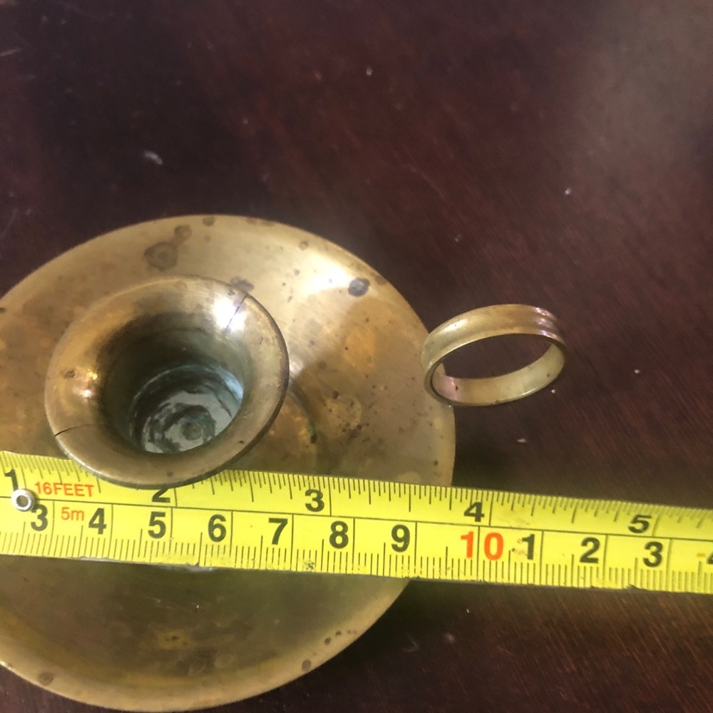 Vintage Brass Candle Stick Holders. 2. - Picture 2 of 3